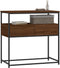 vidaXL - Wandtafel - 75x40x75 - cm - bewerkt - hout - bruin - eikenkleur