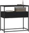vidaXL - Wandtafel - 75x40x75 - cm - bewerkt - hout - zwart