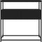 vidaXL - Wandtafel - 75x40x75 - cm - bewerkt - hout - zwart