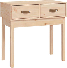 vidaXL - Wandtafel - 76,5x40x75 - cm - massief - grenenhout