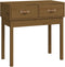 vidaXL - Wandtafel - 76,5x40x75 - cm - massief - grenenhout - honingbruin