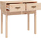 vidaXL - Wandtafel - 76,5x40x75 - cm - massief - grenenhout