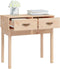 vidaXL - Wandtafel - 76,5x40x75 - cm - massief - grenenhout