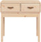 vidaXL - Wandtafel - 76,5x40x75 - cm - massief - grenenhout