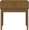 vidaXL - Wandtafel - 76,5x40x75 - cm - massief - grenenhout - honingbruin