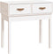 vidaXL - Wandtafel - 76,5x40x75 - cm - massief - grenenhout - wit