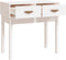 vidaXL - Wandtafel - 76,5x40x75 - cm - massief - grenenhout - wit