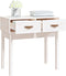 vidaXL - Wandtafel - 76,5x40x75 - cm - massief - grenenhout - wit