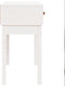vidaXL - Wandtafel - 76,5x40x75 - cm - massief - grenenhout - wit