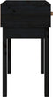 vidaXL - Wandtafel - 76,5x40x75 - cm - massief - grenenhout - zwart