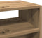 vidaXL - Wandtafel - 78x30x80 - cm - bewerkt - hout - artisanaal - eikenkleur