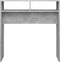 vidaXL - Wandtafel - 78x30x80 - cm - bewerkt - hout - betongrijs