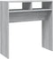 vidaXL - Wandtafel - 78x30x80 - cm - bewerkt - hout - grijs - sonoma - eikenkleurig