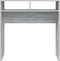 vidaXL - Wandtafel - 78x30x80 - cm - bewerkt - hout - grijs - sonoma - eikenkleurig