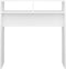 vidaXL - Wandtafel - 78x30x80 - cm - bewerkt - hout - wit