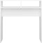 vidaXL - Wandtafel - 78x30x80 - cm - bewerkt - hout - wit