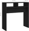 vidaXL - Wandtafel - 78x30x80 - cm - bewerkt - hout - zwart