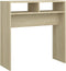 vidaXL - Wandtafel - 78x30x80 - cm - bewerkt - out - sonoma - eikenkleurig