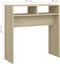 vidaXL - Wandtafel - 78x30x80 - cm - bewerkt - out - sonoma - eikenkleurig