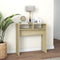 vidaXL - Wandtafel - 78x30x80 - cm - bewerkt - out - sonoma - eikenkleurig