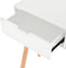 vidaXL - Wandtafel - 80x30x72 - cm - massief - grenenhout - wit