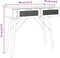 vidaXL - Wandtafel - 80x30x75 - cm - massief - grenenhout - en - natuurlijk - rattan
