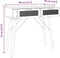 vidaXL - Wandtafel - 80x30x75 - cm - massief - grenenhout - en - natuurlijk - rattan