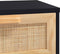 vidaXL - Wandtafel - 80x30x75 - cm - massief - grenenhout - en - natuurlijk - rattan