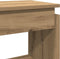 vidaXL - Wandtafel - 80x30x80 - cm - bewerkt - hout - artisanaal - eikenkleurig
