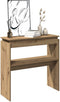 vidaXL - Wandtafel - 80x30x80 - cm - bewerkt - hout - artisanaal - eikenkleurig