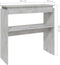 vidaXL - Wandtafel - 80x30x80 - cm - bewerkt - hout - betongrijs