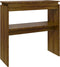 vidaXL - Wandtafel - 80x30x80 - cm - bewerkt - hout - bruin - eikenkleur