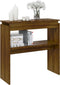 vidaXL - Wandtafel - 80x30x80 - cm - bewerkt - hout - bruin - eikenkleur