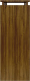 vidaXL - Wandtafel - 80x30x80 - cm - bewerkt - hout - bruin - eikenkleur