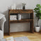 vidaXL - Wandtafel - 80x30x80 - cm - bewerkt - hout - gerookt - eikenkleurig