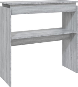vidaXL - Wandtafel - 80x30x80 - cm - bewerkt - hout - grijs - sonoma - eikenkleurig