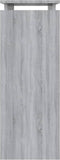 vidaXL - Wandtafel - 80x30x80 - cm - bewerkt - hout - grijs - sonoma - eikenkleurig