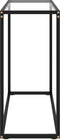 vidaXL - Wandtafel - 80x35x75 - cm - gehard - glas - transparant