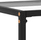 vidaXL - Wandtafel - 80x35x75 - cm - gehard - glas - transparant