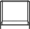 vidaXL - Wandtafel - 80x35x75 - cm - gehard - glas - transparant