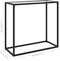 vidaXL - Wandtafel - 80x35x75 - cm - gehard - glas - transparant