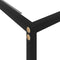 vidaXL - Wandtafel - 80x35x75 - cm - gehard - glas - transparant