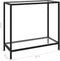 vidaXL - Wandtafel - 80x35x75 - cm - gehard - glas - transparant