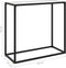 vidaXL - Wandtafel - 80x35x75 - cm - gehard - glas - wit