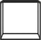 vidaXL - Wandtafel - 80x35x75 - cm - gehard - glas - zwart