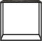 vidaXL - Wandtafel - 80x35x75 - cm - gehard - glas - zwart