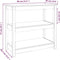 vidaXL - Wandtafel - 80x40x74 - cm - massief - grenenhout - grijs
