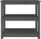 vidaXL - Wandtafel - 80x40x74 - cm - massief - grenenhout - grijs