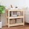 vidaXL - Wandtafel - 80x40x74 - cm - massief - grenenhout