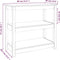 vidaXL - Wandtafel - 80x40x74 - cm - massief - grenenhout
